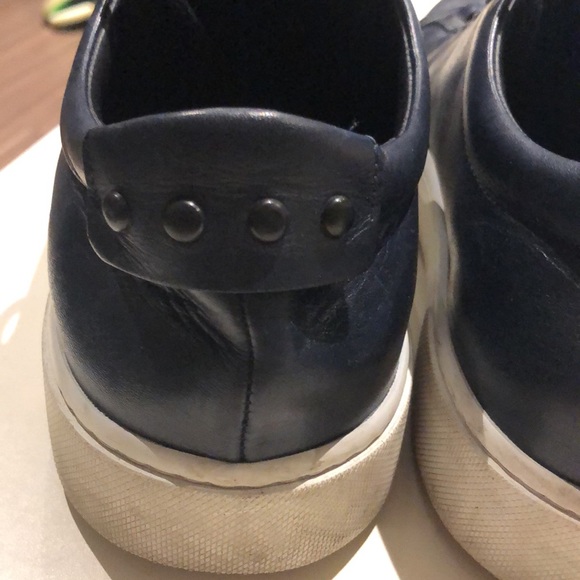 Men’s Tods Navy leather sneaker 8.5 - Picture 7 of 11